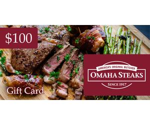 Omaha Steaks Gift Card 100 USD