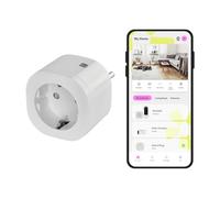 OMAJIN by Netatmo Prise Connectée Programmable, Suivi de Consommation, Contrôle à distance, Compteur d'Énergie, Arrêt Différé, Aucun Hub Requis, WIFI 2,4 GHz/Bluetooth, 16A/3 680 W, OSP-SK