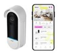 OMAJIN by Netatmo Sonnette vidéo intelligente sans fil 2K, fonctionne sur piles, carillon inclus, détection de mouvement/humain, IP65, détection de zone, audio bidirectionnel, OVD-01