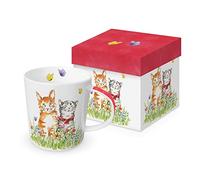 O'Malley & Friend Tasse à café en forme de chat avec boîte cadeau
