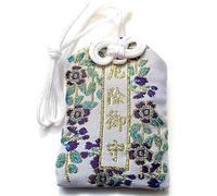 Omamori japonais traditionnel suspendu omamori charme pour bonne chance/santé/couronne/réussite/examen d'entrée du collège 1.6x2.4In cadeaux japonais Amulets Omamori charme