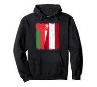 Oman Autriche Demi-Drapeau Omani Autriche Heritage Sweat à Capuche
