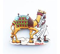 Oman Sultan Monde Aimant pour Réfrigérateur 3D Résine À La Main Artisanat Touristique Voyage Ville Souvenir Collection Lettre Réfrigérateur Autocollant