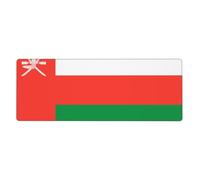 Oman Tapis De Bureau Grand Format Avec Motif Drapeau Military| Tapis Clavier Et Souris 2 En 1| Universel Pour Bureau|Jeux| Surface Douce Lisse + Base En Caoutchouc Antidérapante