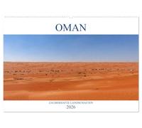 Oman - Zauberhafte Landschaften (Wandkalender 2026 DIN A2 quer), CALVENDO Monatskalender: Der Kalender entführt Sie in den zauberhaften Oman und zeigt Ihnen Landschaften wie aus 1001 Nacht.