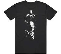 Omar Little Omar is Coming The Wire TV Series Fan V3 Unisex O-Neck 100% Cotton Short-Sleeve T-Shirts Black L