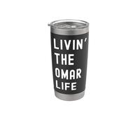 Omar vivant la vie de Omar Nom Amusant Gobelet isotherme en acier inoxydable double paroi