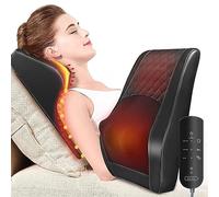 OMASSA Masseur Cervical avec Coussin Chauffant, Massage Dos et Cou, Soulage Douleurs Musculaires Cou, Épaules, Dos, Jambes et Pieds, Idéal Cadeaux pour Homme, Meres, Pere, Grand Mere