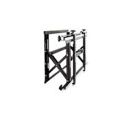 OMB In-Out - Support - pour mur vidéo - acier - noir - Taille d'écran : 40"-60" - Interface de montage : jusqu'à 400 x 400 mm - montable sur mur