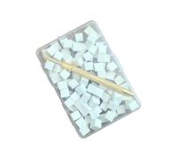 Omber Lot de 100 pinceaux à ongles en coton avec stylo de préhension pour femme et fille Blanc/coloré