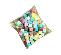 Omber Lot de 50/100 éponges à ongles en coton pour femme et fille Blanc/coloré