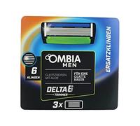 Ombia Lot de 3 lames de rechange pour tondeuse Delta 6