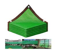 Ombrage du filet d'ombrage ? Tissu, pare-soleil extérieur, grand auvent coupe-vent, anti-poussière et ultraviolet, utilisé pour les fleurs et les plantes, tissu en maille, vert (taille : 2 x 5 m) ()