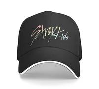 Ombrage extérieur Casquette Unisexe SKZ Arc en Ciel Musique Logo Casquette Baseball Hip Hop Kpop Coréen SKZ Sandwich Chapeau Unisexe Chapeaux Ajustables Casquette Activités Cadeaux personnalisés