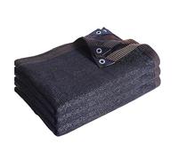 Ombrage Terrasse Voile ombrage Rectangulaire Filet Ombrage Voile d'ombrage Etanche Filet Oiseaux Voile d' ombrage Filets de Balcon Filet de Protection Contre Le Vent,black-5x5m