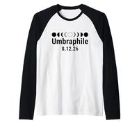 Ombraphile Solar Eclipse Total Path of Totality Tops & Stuff Manche Raglan