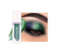 Ombre à Paupières Liquide Pailleté, Vert Caméléon Métallique à Effet Multichrome, Longue Tenue, Finis Holographique, Texture Crème Colorée, Maquillage des Yeux de Fête pour Femme - 04