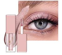 Ombre à paupières liquide pailletée Stick Ombre à paupières nacrée Ombre à paupières liquide résistante à l'eau, durable, rapide et brillante Maquillage des yeux (Poudre Fantaisie)