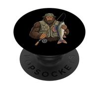Ombre Arctique Bigfoot Pékan Sasquatch PopSockets PopGrip Adhésif