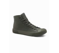 Ombre Baskets hautes en éco-cuir olive 46