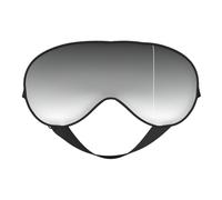 Ombre Blanc à Noir Imprimé Cache-yeux pour Hommes Femmes Avion Voyage Sieste Nuit Sommeil