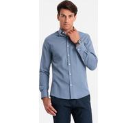 Ombre Clothing Chemise à manches longues homme Condé bleu M