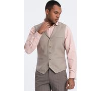 Ombre Clothing Gilet de cérémonie pour hommes Xilhana beige XL