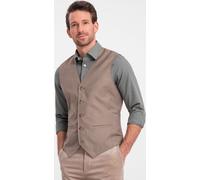 Ombre Clothing Gilet de cérémonie pour hommes Yingwyn beige XXL