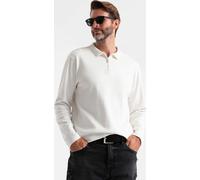 Ombre Clothing Pánske tričko s dlhým rukávom Gudinnaa biela S
