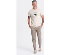 Ombre Clothing Pantalon de jogging hommes Lycocia beige clair XXL