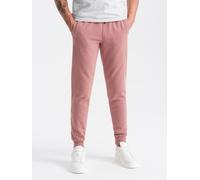 Ombre Clothing Pantalon de survêtement homme Siomon rose foncé XXL