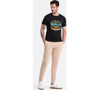 Ombre Clothing Pantalon de survêtement hommes Siomon beige S