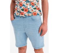 Ombre Clothing Shorts en denim pour hommes Korbin Blue Light XL