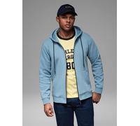 Ombre Clothing Sweat-shirt zippé homme Agoina bleu clair L