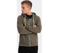 Ombre Clothing Sweatshirt zippé Parzilhwch Hommes Olive foncé S