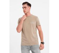 Ombre Clothing T-shirt homme à manches courtes Helenef beige foncé L
