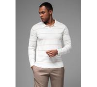 Ombre Clothing T-shirt homme à manches longues Kalila blanc-beige M
