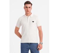Ombre Clothing T-shirt homme avec col Sonia blanc XXL