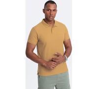 Ombre Clothing T-shirt homme avec col Venolas moutarde M
