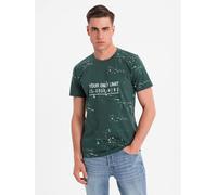 Ombre Clothing T-shirt manches courtes homme Paniaf vert L
