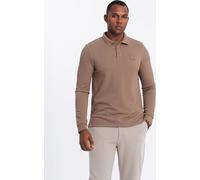 Ombre Clothing T-shirt manches longues homme Gammachuf marron L