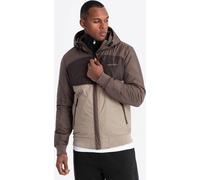 Ombre Clothing Veste de transition pour hommes Amadeus brun foncé XL