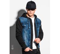 Ombre Clothing Veste en jean pour hommes Brayden grey L