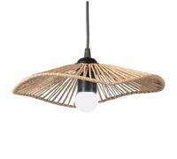 Ombre de lampe en rotin, ombrance de lampe boho tissée à 12 pouces à 12 pouces, abat-jour de remplacement pour luminaires suspendus