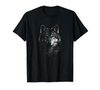 Ombre de Loup Sauvage et Loup dans Un Portrait d'esprit T-Shirt