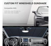 Ombre de soleil pour fenêtre de voiture, couverture complète réfléchissante Sunshade, anti-reflet, refroidissement, couverture pliante, rideaux P