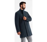 Ombre manteau homme une rangée avec col bleu foncé L