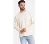 Ombre Sweatshirt unie à col rond crean M-L