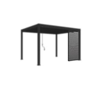 Ombréa Panneau brise-vue 1,3 m avec lames fixes pour pergola Ombréa - 15-738522