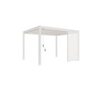 Ombréa Panneau brise-vue ventelles horizontales 1,3M Ombréa - Blanc G